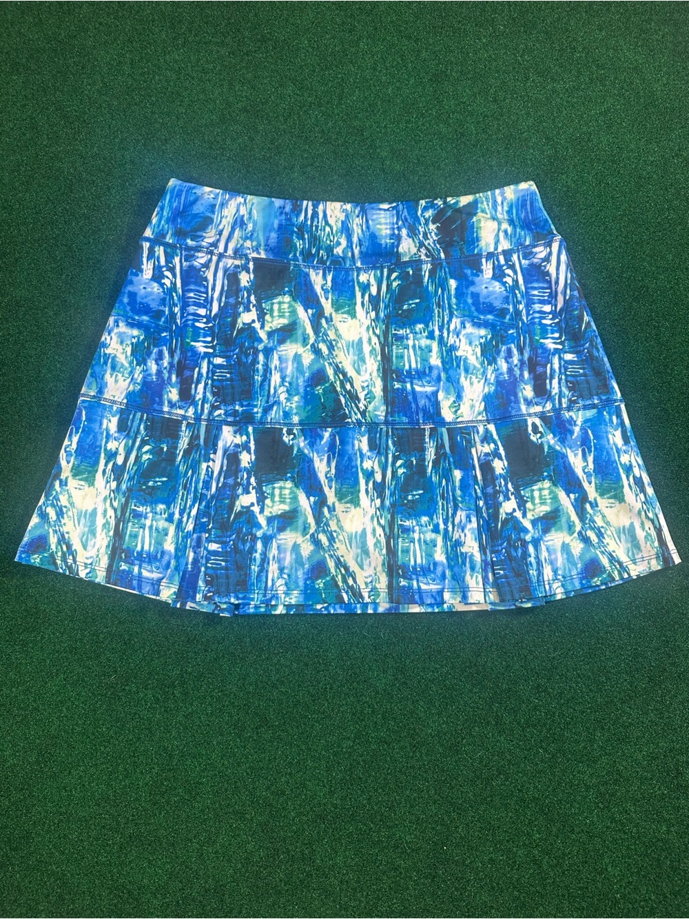 Reel Legends Blue Abstract Skort